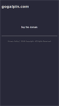 Mobile Screenshot of gogalpin.com